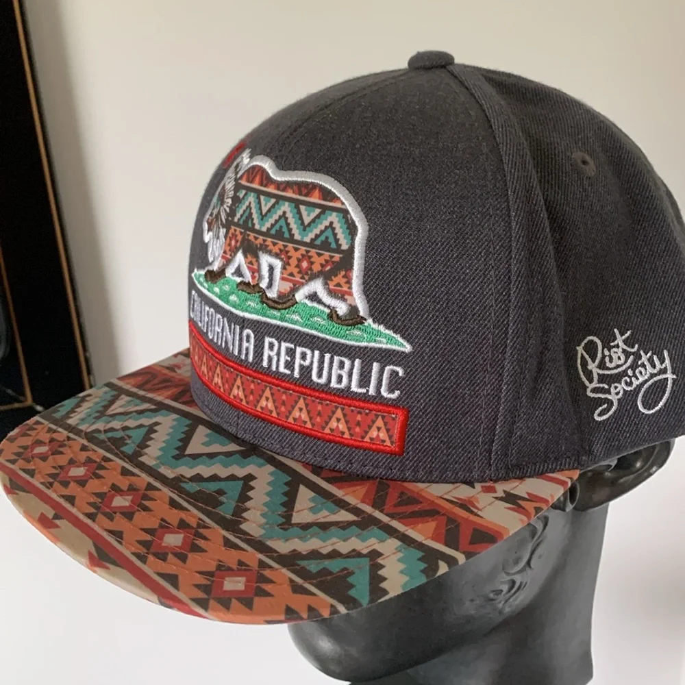 Riot Society California Republic Snapback Hat
